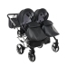 Junama Fluo Line Duo 05 Anthracite Коляска для двойняшек 2in1