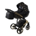 Junama Glow col.5 Black gold Bērnu Ratiņi 3 in 1