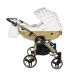 Junama Glow Duo 02 White Gold Dvīņu Ratiņi 2in1