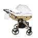 Junama Glow Duo 02 White Gold Dvīņu Ratiņi 2in1