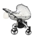 Junama Glow Duo 03 White Silver Коляска для двойняшек 2in1