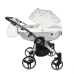 Junama Glow Duo 03 White Silver Коляска для двойняшек 2in1