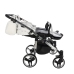 Junama Glow Duo 03 White Silver Коляска для двойняшек 2in1