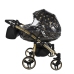 Junama Glow Duo 05 Black Gold Dvīņu Ratiņi 2in1