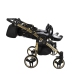 Junama Glow Duo 05 Black Gold Dvīņu Ratiņi 2in1