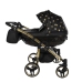 Junama Glow Duo 05 Black Gold Коляска для двойняшек 3in1