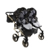 Junama Glow Duo 05 Black Gold Коляска для двойняшек 3in1