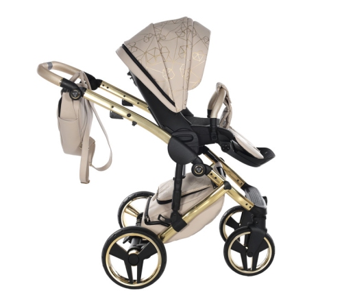 Junama Heart 07 Beige gold Детская Коляска 2in1