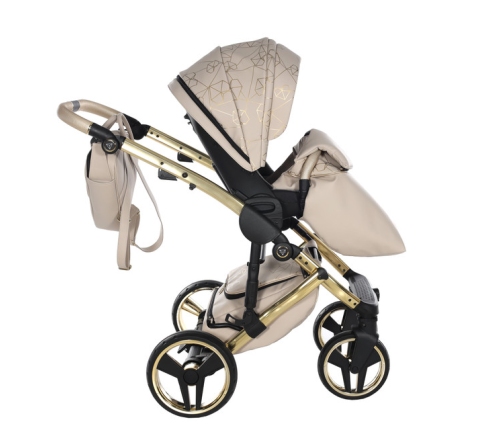 Junama Heart 07 Beige gold Детская Коляска 2in1