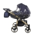 Junama Saphire Duo 01 Navy Blue Коляска для двойняшек 2in1