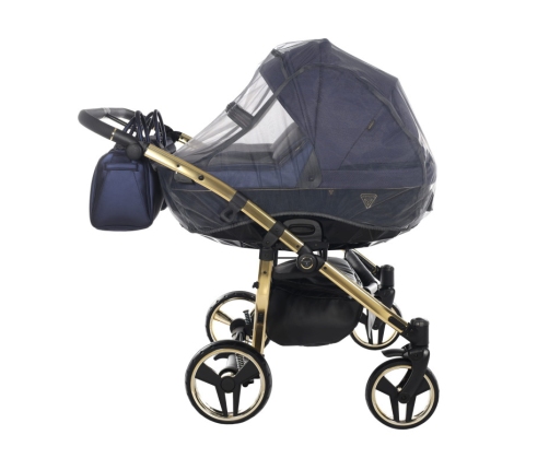 Junama Saphire Duo 01 Navy Blue Dvīņu Ratiņi 2in1