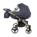 Junama Saphire Duo 01 Navy Blue Dvīņu Ratiņi 2in1