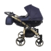 Junama Saphire Duo 01 Navy Blue Dvīņu Ratiņi 2in1