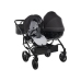 Junama Saphire Duo 02 Black Коляска для двойняшек 2in1