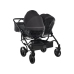 Junama Saphire Duo 02 Black Коляска для двойняшек 2in1