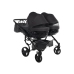 Junama Saphire Duo 02 Black Коляска для двойняшек 2in1