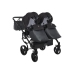 Junama Saphire Duo 02 Black Коляска для двойняшек 2in1