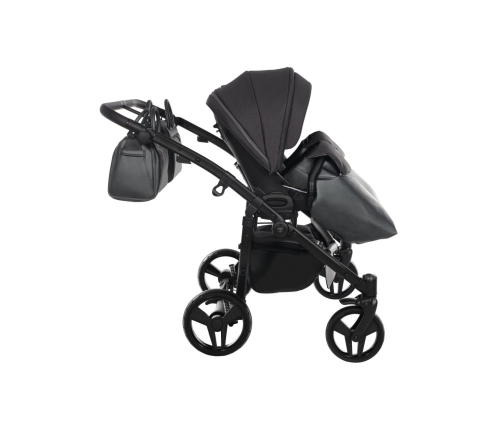 Junama Saphire Duo 02 Black Коляска для двойняшек 2in1