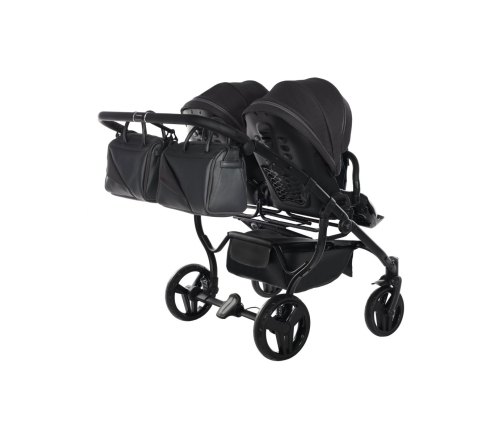 Junama Saphire Duo 02 Black Коляска для двойняшек 2in1