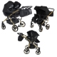 Junama Saphire Duo 03 Black Коляска для двойняшек 3in1