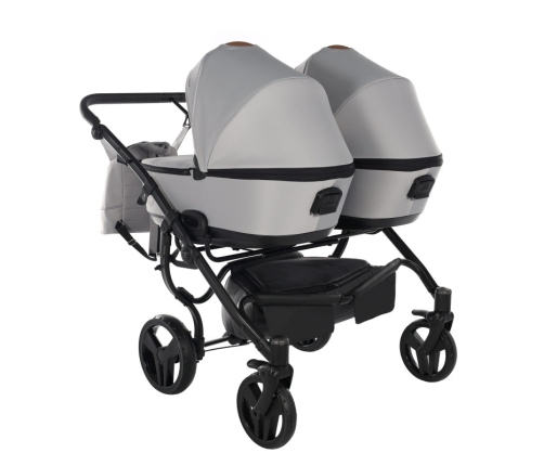 Junama Space Duo 01 Grey Коляска для двойняшек 3in1