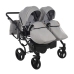 Junama Space Duo 01 Grey Коляска для двойняшек 3in1