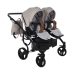 Junama Space Duo 02 Beige Dvīņu Ratiņi 2in1