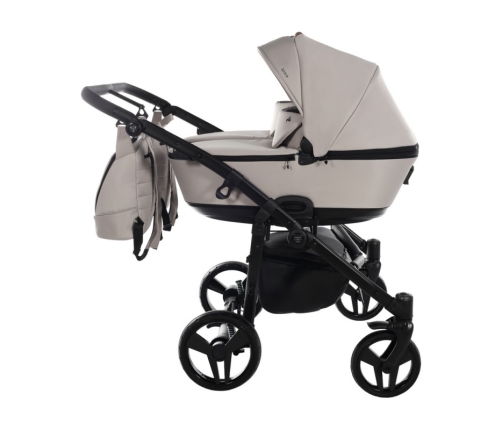 Junama Space Duo 02 Beige Dvīņu Ratiņi 2in1