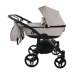 Junama Space Duo 02 Beige Dvīņu Ratiņi 2in1