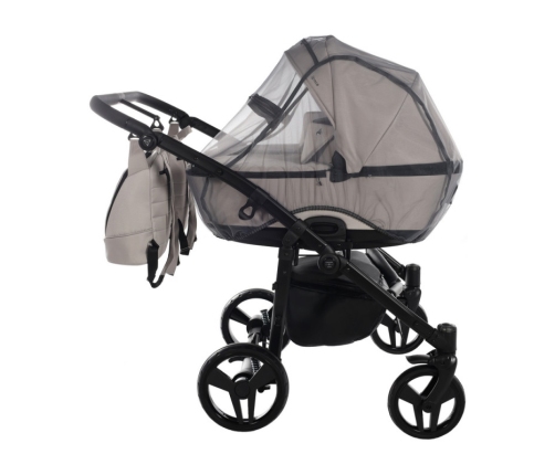 Junama Space Duo 02 Beige Dvīņu Ratiņi 2in1