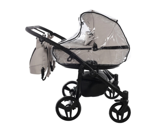 Junama Space Duo 02 Beige Dvīņu Ratiņi 2in1