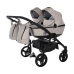 Junama Space Duo 02 Beige Dvīņu Ratiņi 2in1