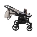 Junama Space Duo 02 Beige Dvīņu Ratiņi 2in1