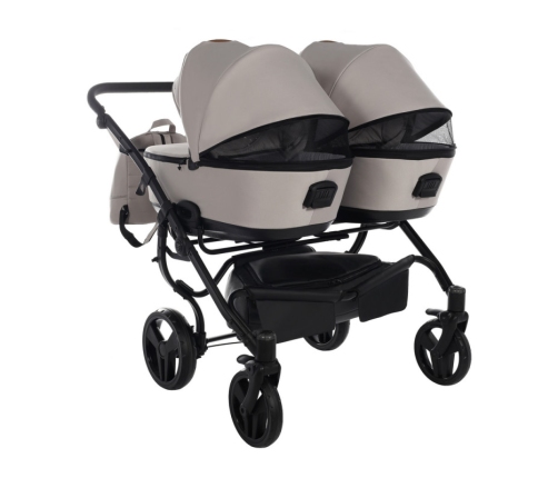 Junama Space Duo 02 Beige Коляска для двойняшек 3in1