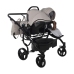 Junama Space Duo 02 Beige Коляска для двойняшек 3in1