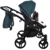 Junama Space Duo 03 Blue Коляска для двойняшек 2in1