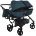 Junama Space Duo 03 Blue Коляска для двойняшек 2in1