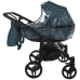 Junama Space Duo 03 Blue Коляска для двойняшек 2in1