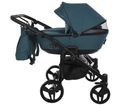 Junama Space Duo 03 Blue Коляска для двойняшек 2in1