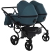 Junama Space Duo 03 Blue Коляска для двойняшек 2in1