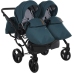 Junama Space Duo 03 Blue Коляска для двойняшек 2in1