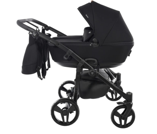 Junama Space Duo 04 Black Коляска для двойняшек 2in1