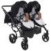 Junama Space Duo 04 Black Коляска для двойняшек 2in1