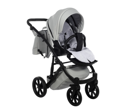 Junama Space Eco 01 Grey Bērnu Ratiņi 2in1