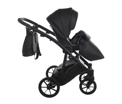 Junama Space Eco 03 Black Bērnu Ratiņi 2in1