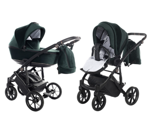 Junama Space Velur 01 Green Детская Коляска 2in1