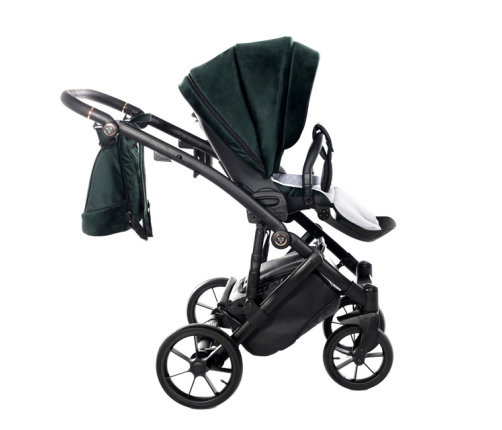 Junama Space Velur 01 Green Детская Коляска 3in1