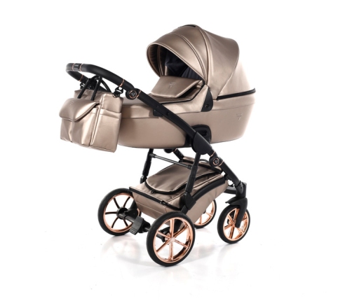 Junama Termo Line Eco 03 Beige Bērnu Ratiņi 3in1