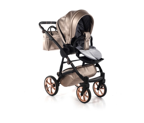 Junama Termo Line Eco 03 Beige Bērnu Ratiņi 3in1