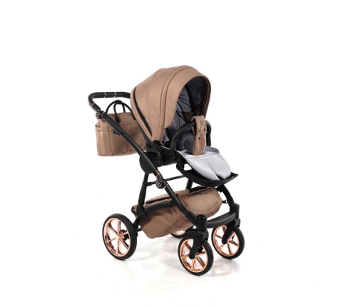 Junama Termo Line Tex 01 Beige Bērnu Ratiņi 2in1